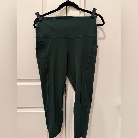 lululemon athletica Pants - Align High-Rise Crop with Pockets 23” Size 12 Legacy Green